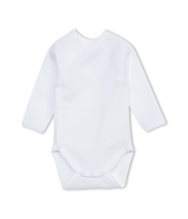Body naissance mixte manches longues un blanc