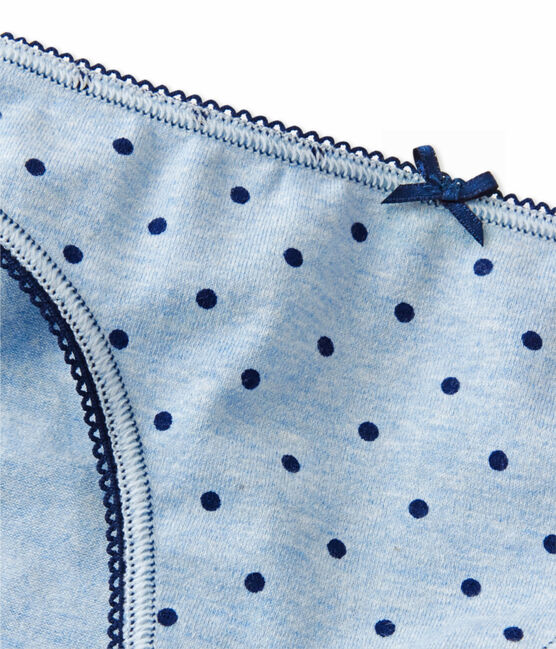 Culotte ado fille à pois bleu MARIO/bleu MEDIEVAL
