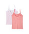 Lot de 2 chemises à bretelles fille blanc LOT