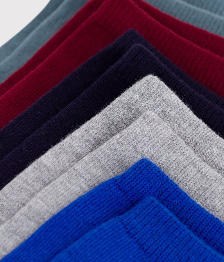 5 paires de chaussettes enfant unies en coton variante 2