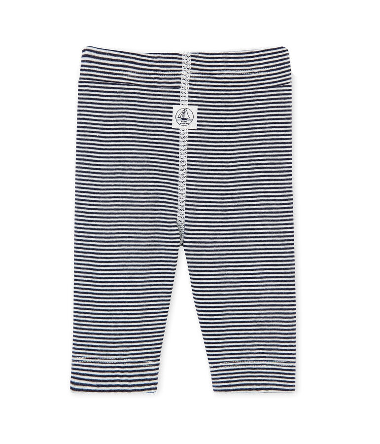 Legging b&eacute;b&eacute; mixte ray&eacute; milleraies bleu SMOKING/blanc LAIT
