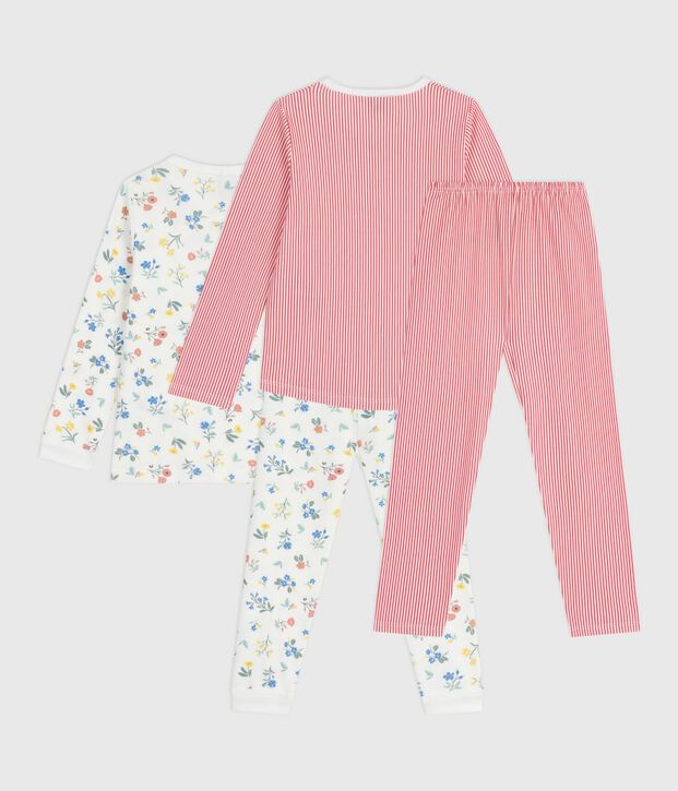 Lot de pyjamas enfant en coton imprim&eacute; multicouleur