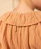 Blouse en gaze de coton enfant fille rose SIENNA