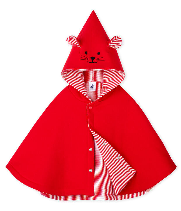 Cape b&eacute;b&eacute; mixte rouge