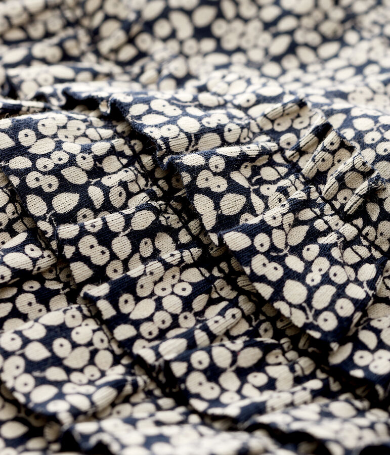 Legging imprim&eacute; b&eacute;b&eacute; fille bleu SMOKING/blanc MARSHMALLOW