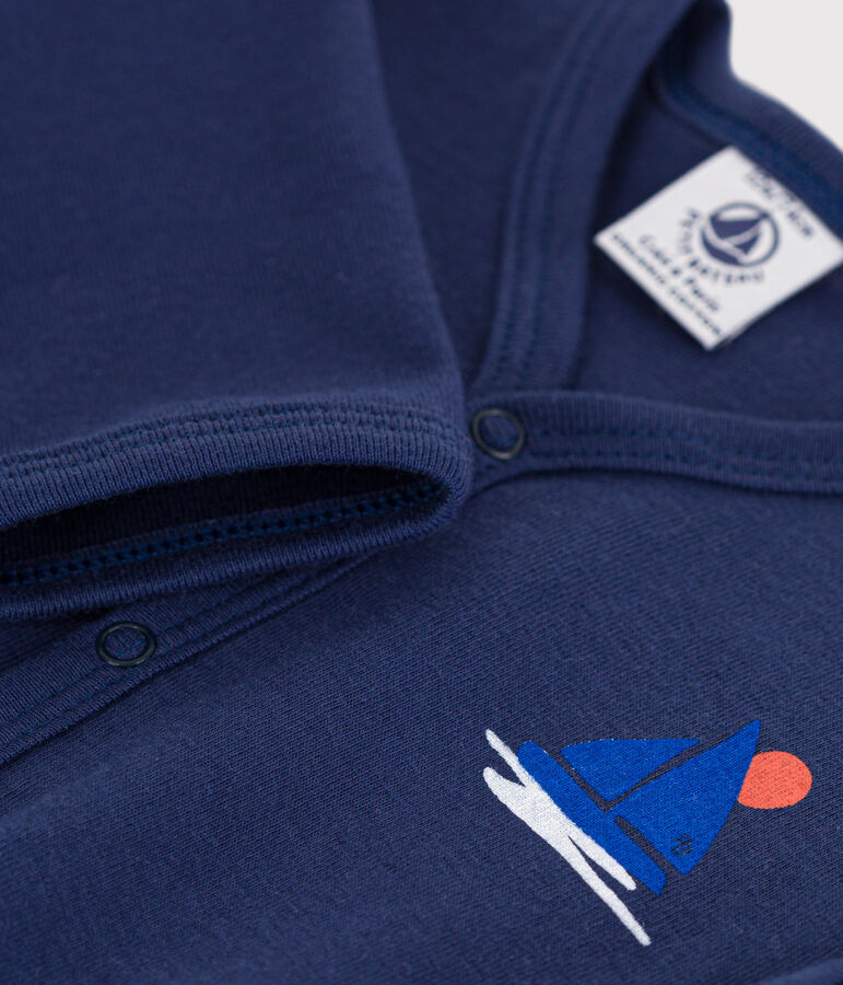 Dors-bien bleu en coton bleu CHALOUPE