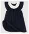 Robe body avec col en côte bébé fille bleu SMOKING