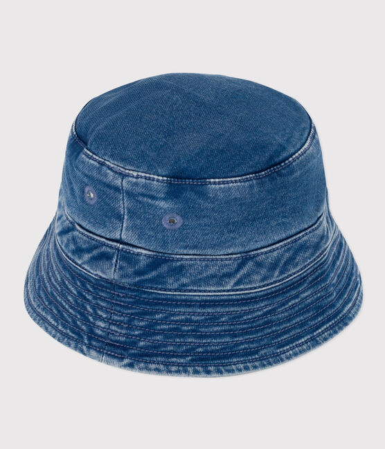 Bob en twill enfant fille-garçon bleu BLEU DELAVE
