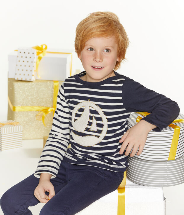 Marini&egrave;re enfant gar&ccedil;on blanc/bleu
