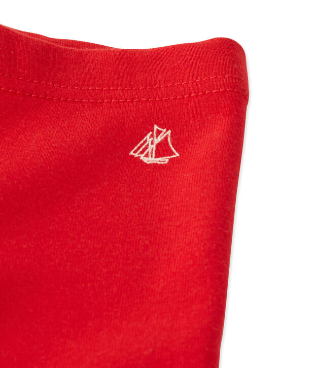 Legging b&eacute;b&eacute; fille rouge