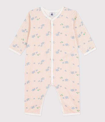 Pyjama bébé en coton sans pieds imprimé éléphants
