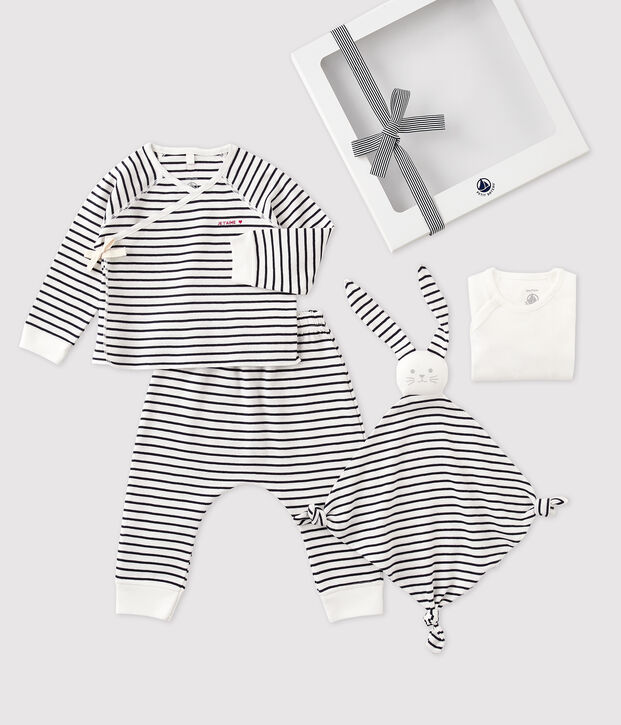 Coffret cadeau naissance iconique multicouleur