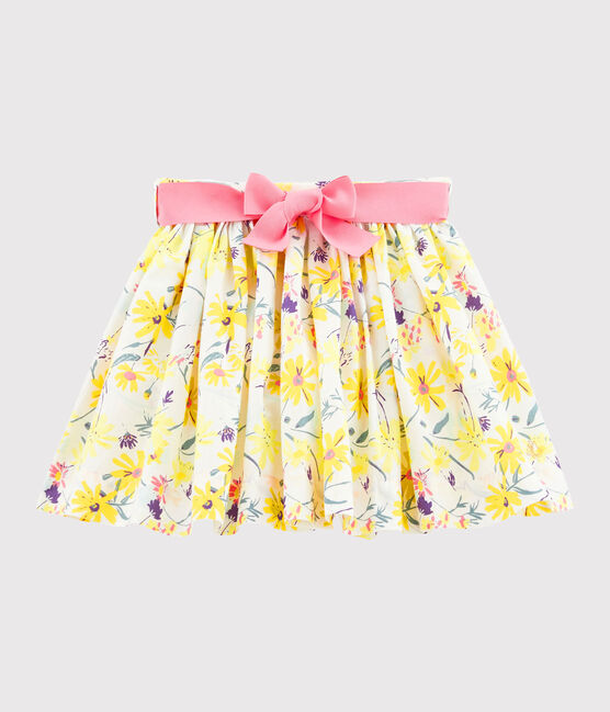 Jupe enfant fille blanc MARSHMALLOW/blanc MULTICO