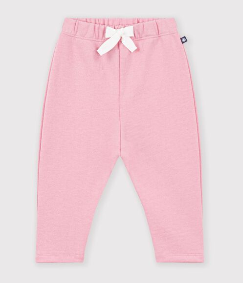 PANTALON DE JOGGING BÉBÉ MIXTE EN COTON UNI