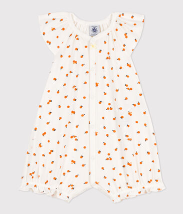 orangette - Combinaison courte oranges en coton bébé