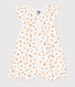 Combinaison courte oranges en coton bébé