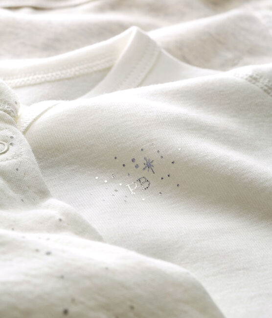Trio de bodies naissance manches courtes bébé variante 1