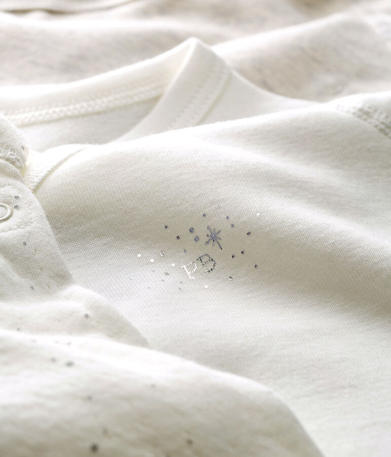 Trio de bodies naissance manches courtes b&eacute;b&eacute; multicouleur