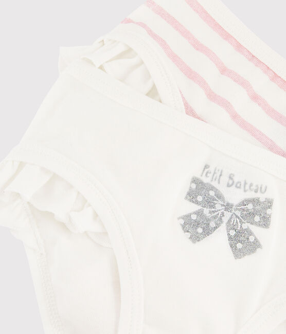 Lot de 2 culottes volantées à paillettes petite fille variante 1