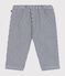 Pantalon en toile bébé bleu MEDIEVAL/blanc MARSHMALLOW