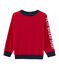 Sweatshirt en côte enfant garçon rouge TERKUIT CN