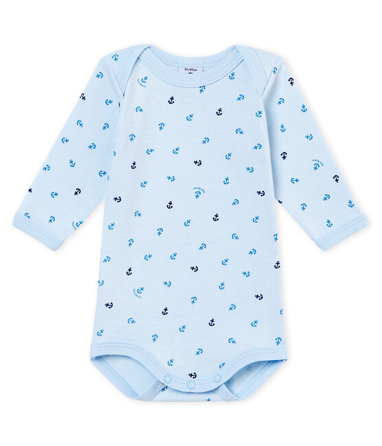 Body manches longues bébé garçon bleu FRAICHEUR/bleu ALASKA
