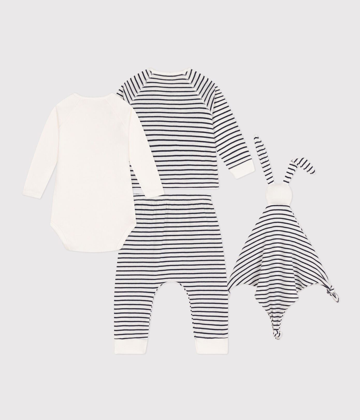 Combinaison Mariniere Bebe - Lune Blanc