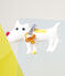 Doudou tétine bébé garçon en bouclette éponge blanc MARSHMALLOW