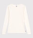 Tee-shirt femme l'iconique en laine et coton manches longues
