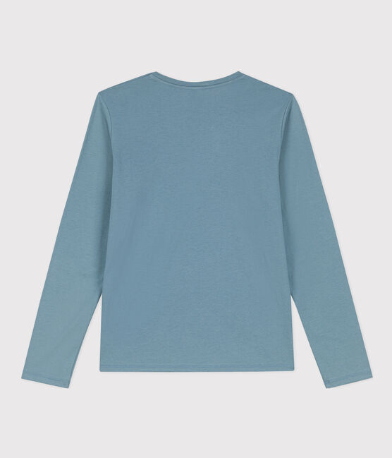 Tee-shirt LE DROIT col V en coton Femme bleu ROVER
