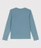 Tee-shirt LE DROIT col V en coton Femme bleu ROVER