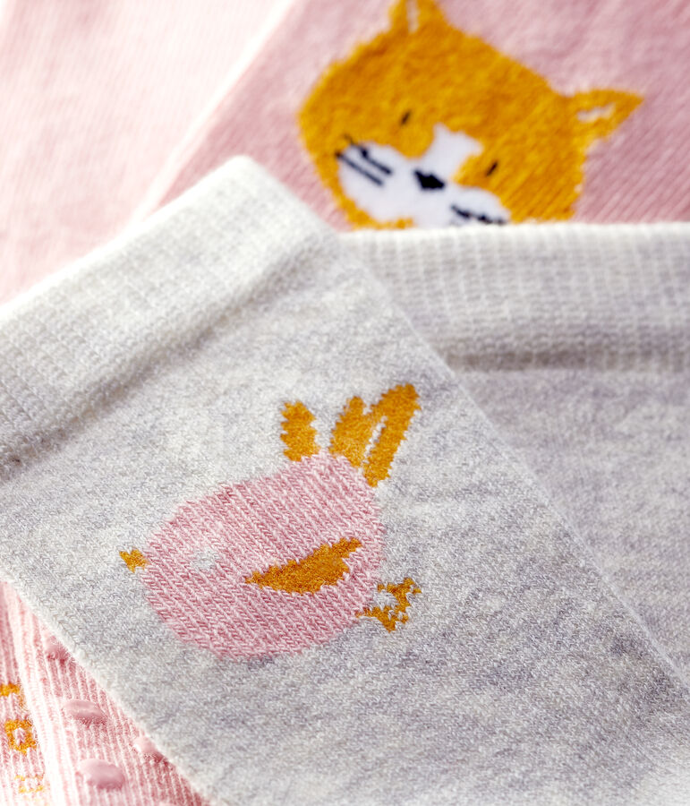 Lot de 2 paires de chaussettes b&eacute;b&eacute;. multicouleur