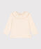 Blouse manches longues en jersey bébé écru AVALANCHE