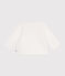 Brassière en tubique matelassé en coton bébé blanc MARSHMALLOW