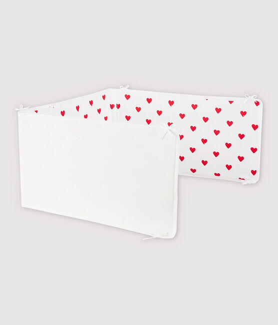 Tour De Lit Cœur Rouge Bebe En Cote Petit Bateau