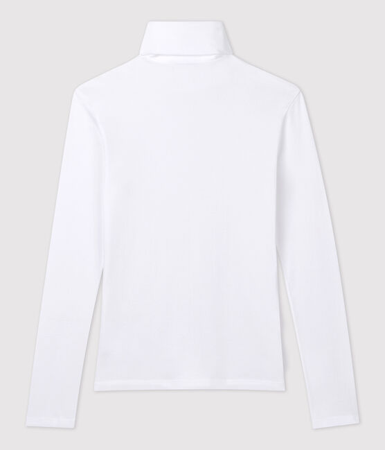 Sous-pull iconique en coton Femme blanc ECUME
