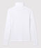 Sous-pull iconique en coton Femme blanc ECUME
