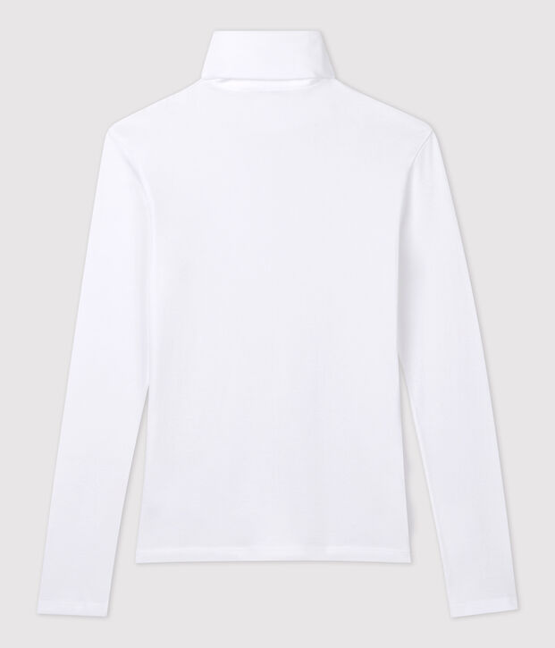 Sous-pull iconique en coton Femme blanc
