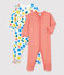 Lot de 2 dors-bien fleuris bébé en coton variante 1