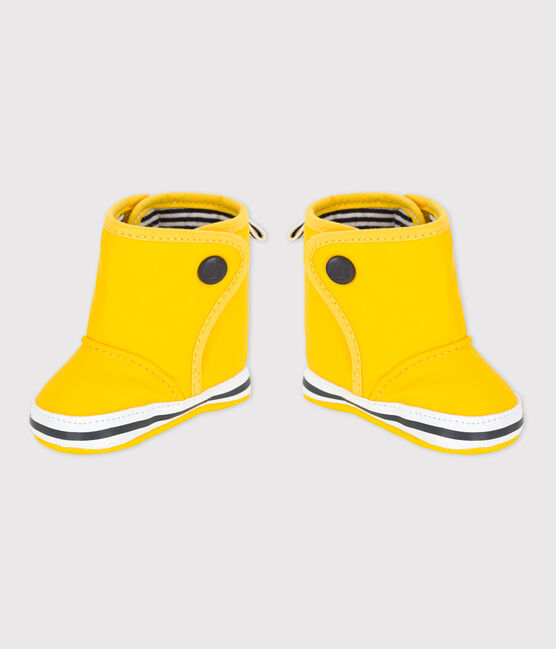 Chaussons bottes de pluie bébé  jaune JAUNE