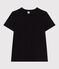 Tee-shirt Femme Le Droit en coton uni noir BLACK