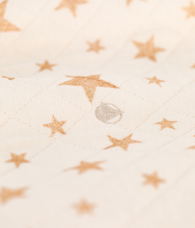 Sweatshirt imprim&eacute; en tubique enfant fille &eacute;cru