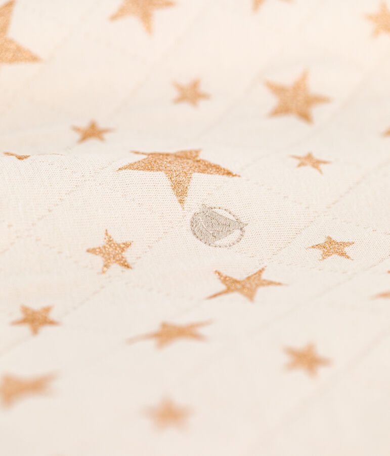 Sweatshirt imprim&eacute; en tubique enfant fille &eacute;cru AVALANCHE