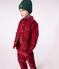 Chemise enfant en velours unie AMARANTE