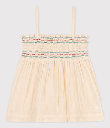 Blouse sans manches en gaze de coton enfant fille