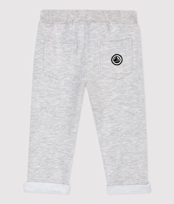 Pantalon en molleton bébé. gris BELUGA CHINE