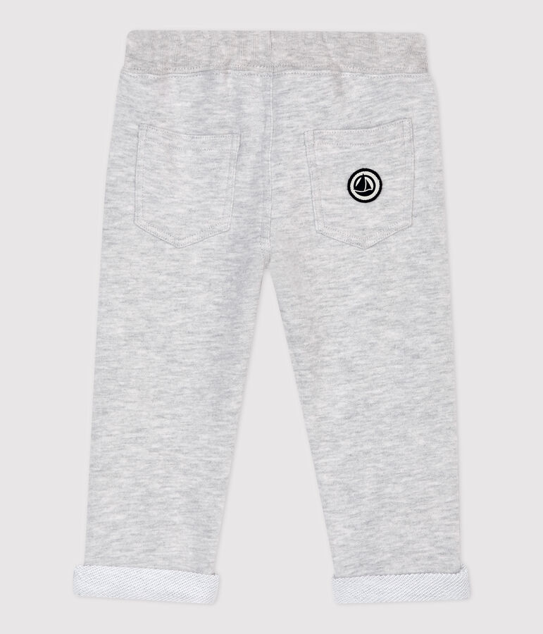 Pantalon en molleton b&eacute;b&eacute;. gris BELUGA CHINE