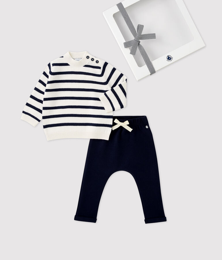 Coffret cadeau b&eacute;b&eacute; pull et pantalon variante 1
