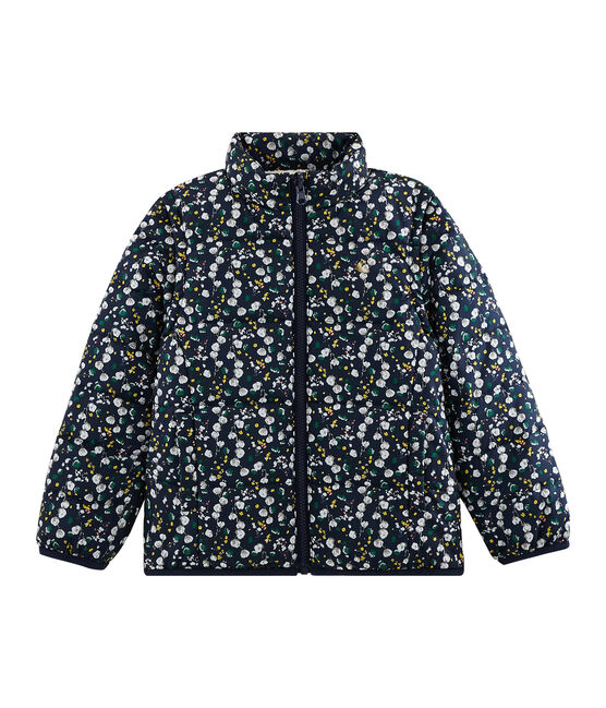 Doudoune 3 en 1 enfant fille bleu SMOKING/blanc MULTICO