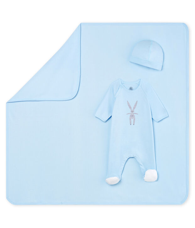 Coffret cadeau naissance en c&ocirc;te multicouleur